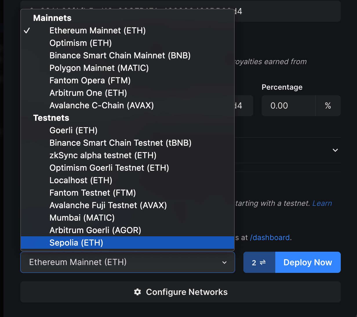 You can now see Sepolia network added to the list