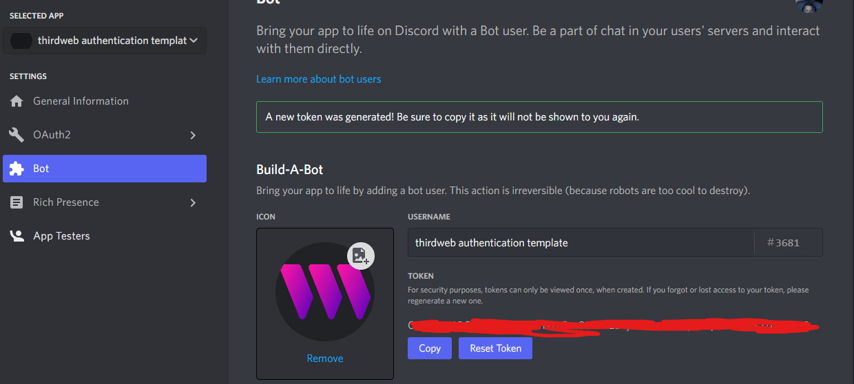 How to Create and Invite an Exclusive Bot on Discord - Cwallet