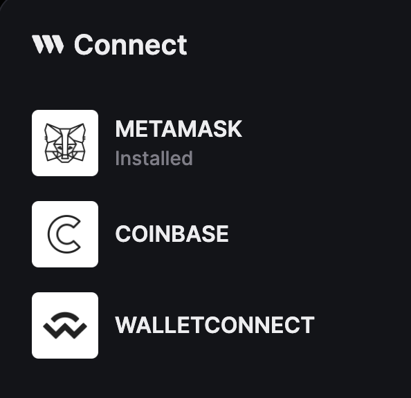 Updated wallet icons