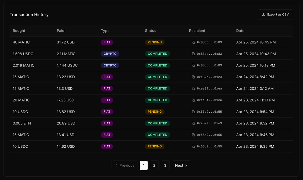 Thirdweb docs