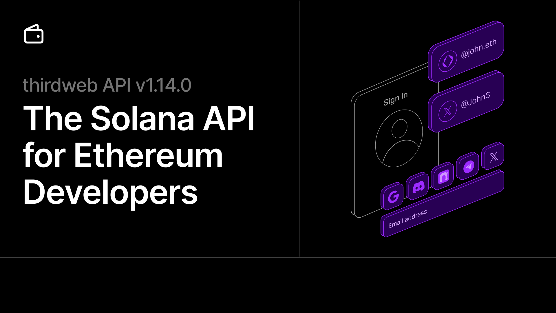 Introducing Solana Support in thirdweb API