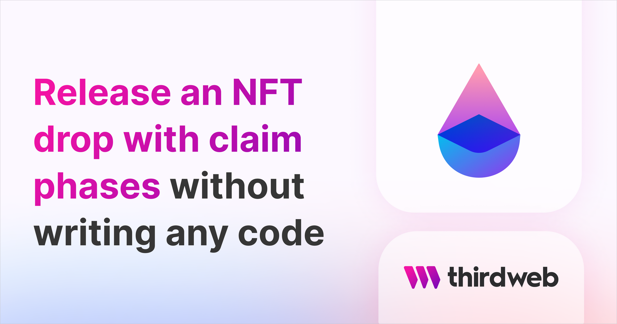 Release an NFT Drop with an Allowlist and Multiple Claim Phases
