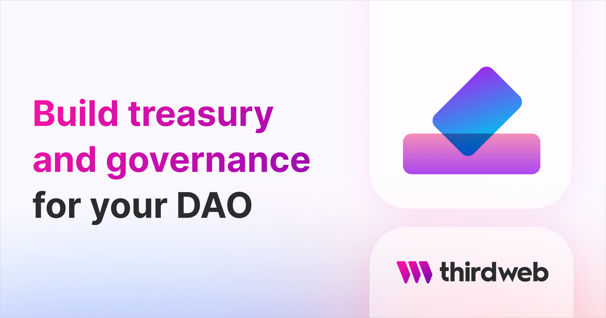 Build a DAO With a Treasury and a Governance Token