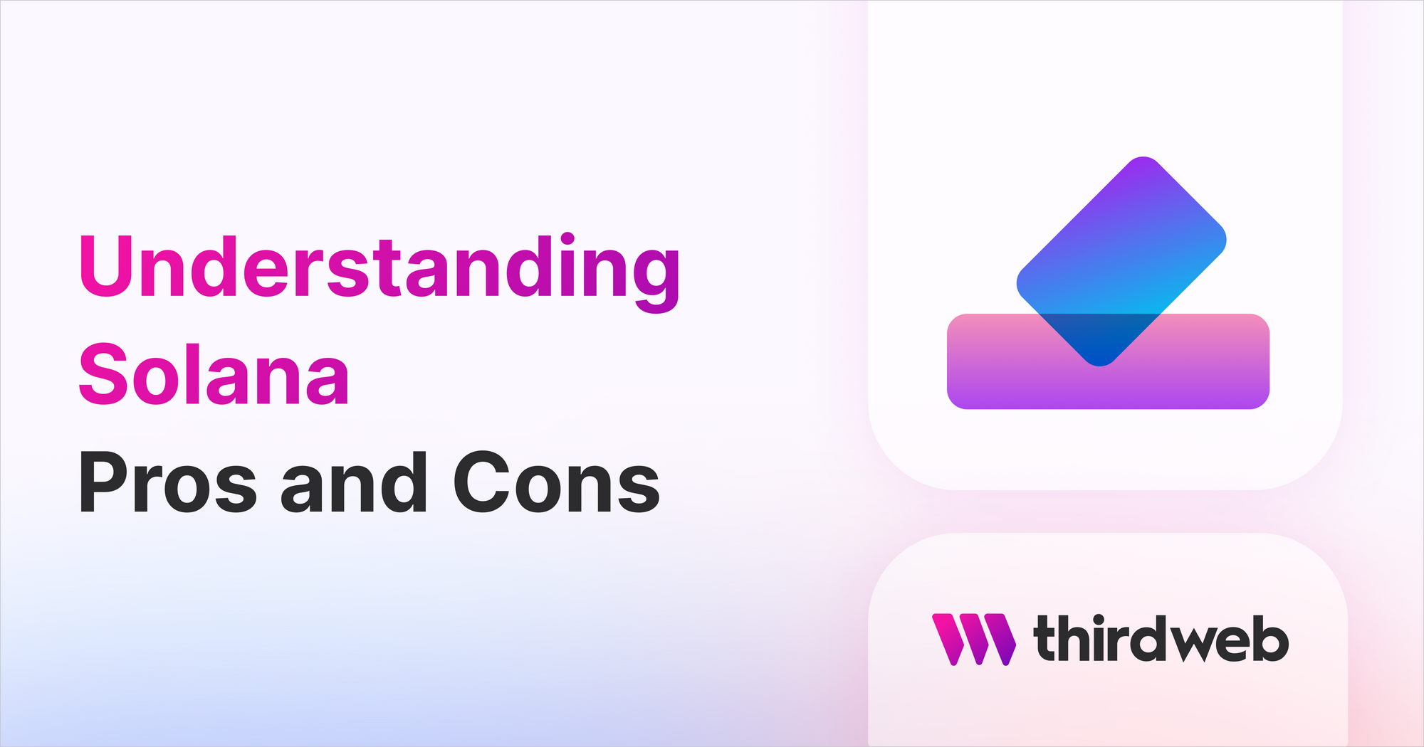 Building on Solana (SOL): Pros and Cons
