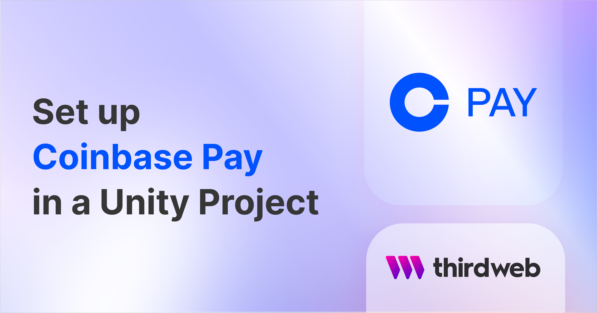 Set Up Coinbase Pay In Your Unity Project