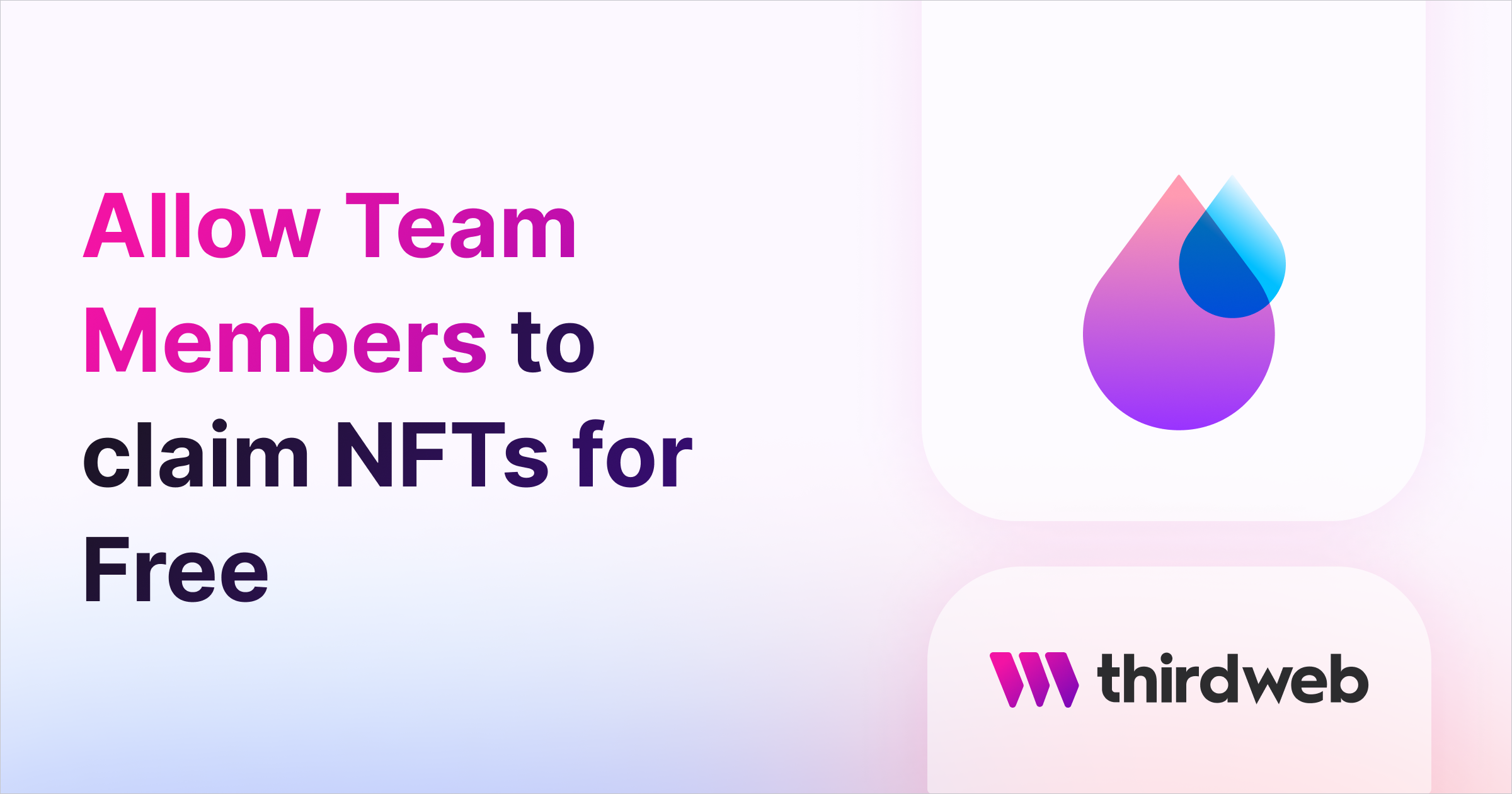 Allow Team Members to Claim NFTs for Free