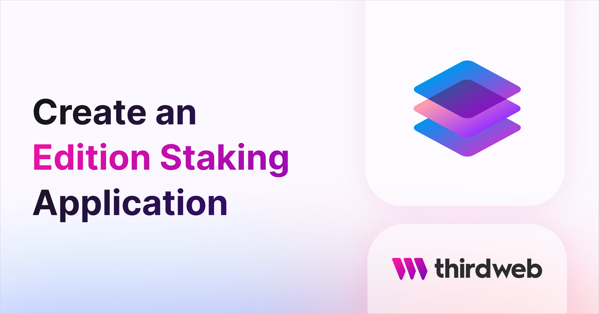 How to Create an Edition (ERC1155) Staking Smart Contract + Web App