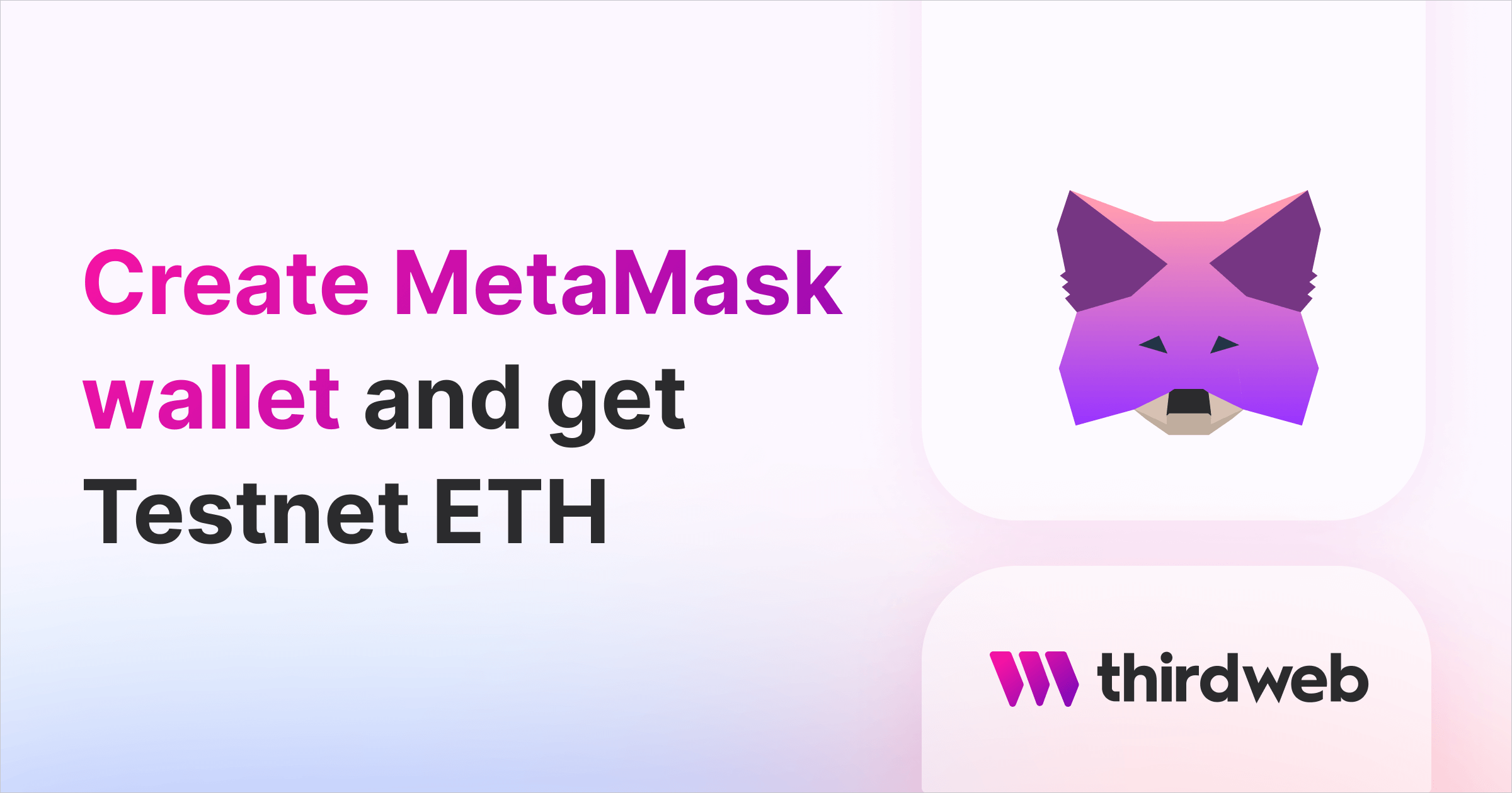 How to Create a MetaMask Wallet - thirdweb Guides