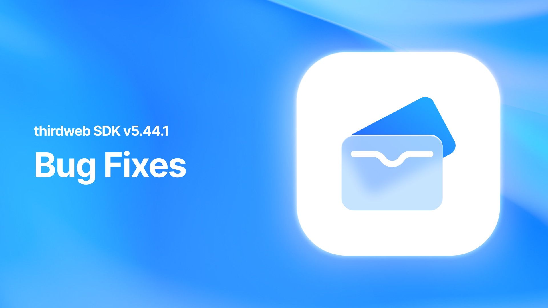 thirdweb SDK 5.44.1 Fixes