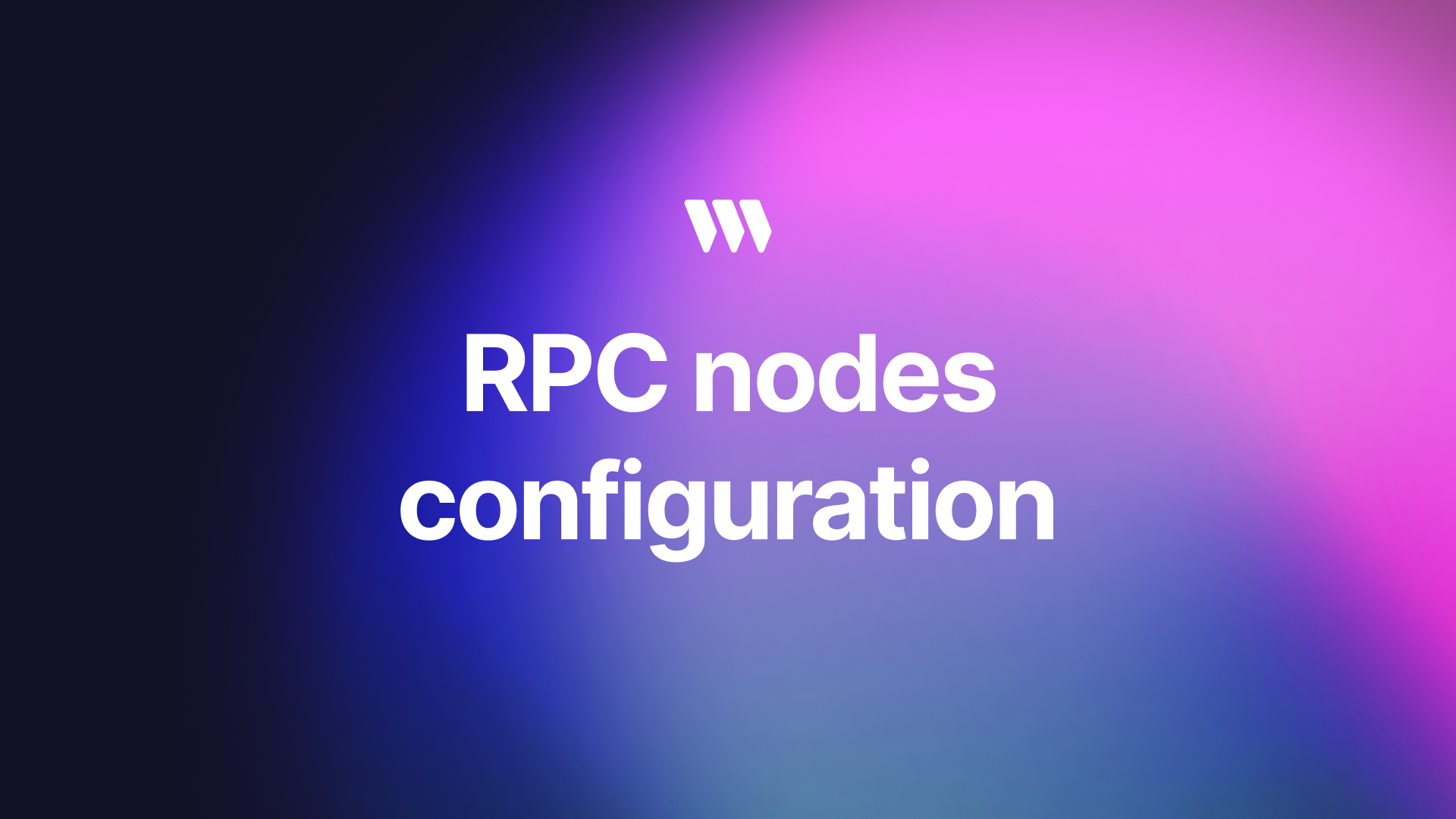 RPC Edge nodes configuration & priorities