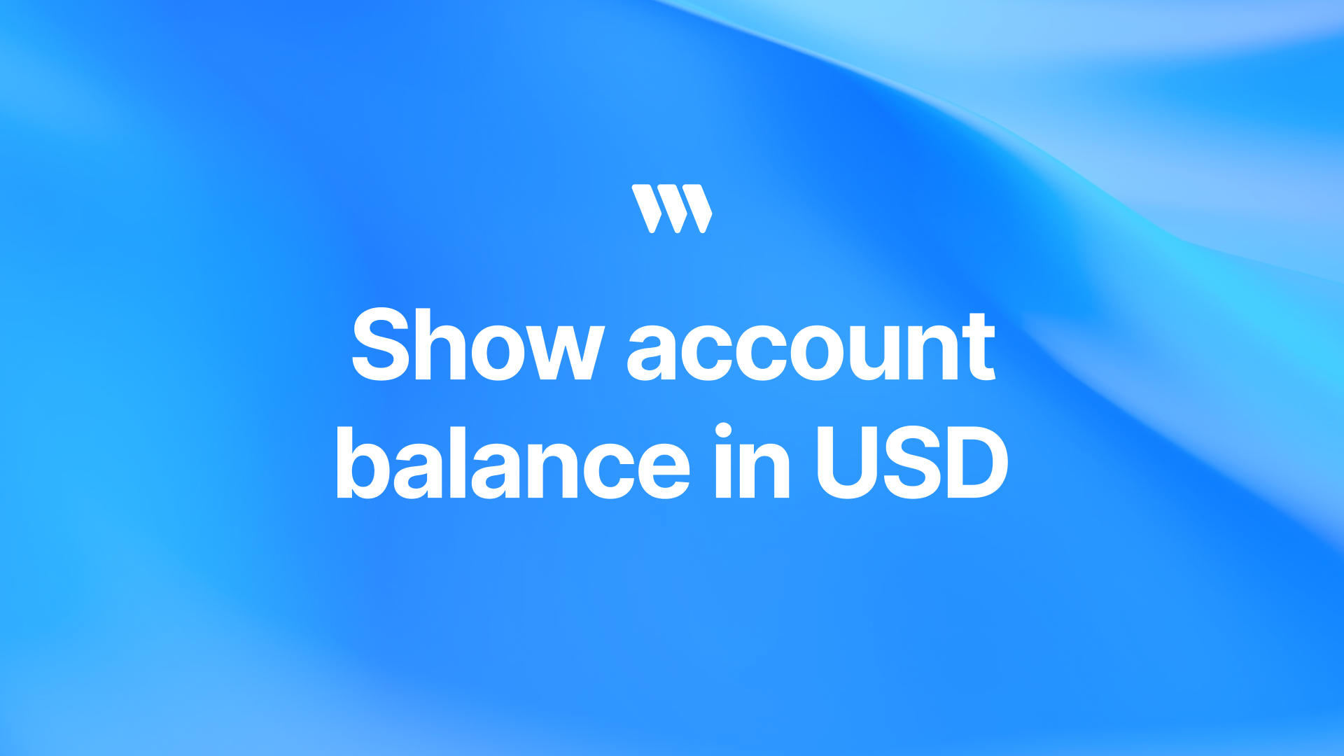 Show account balance in USD for AccountBalance and ConnectButton