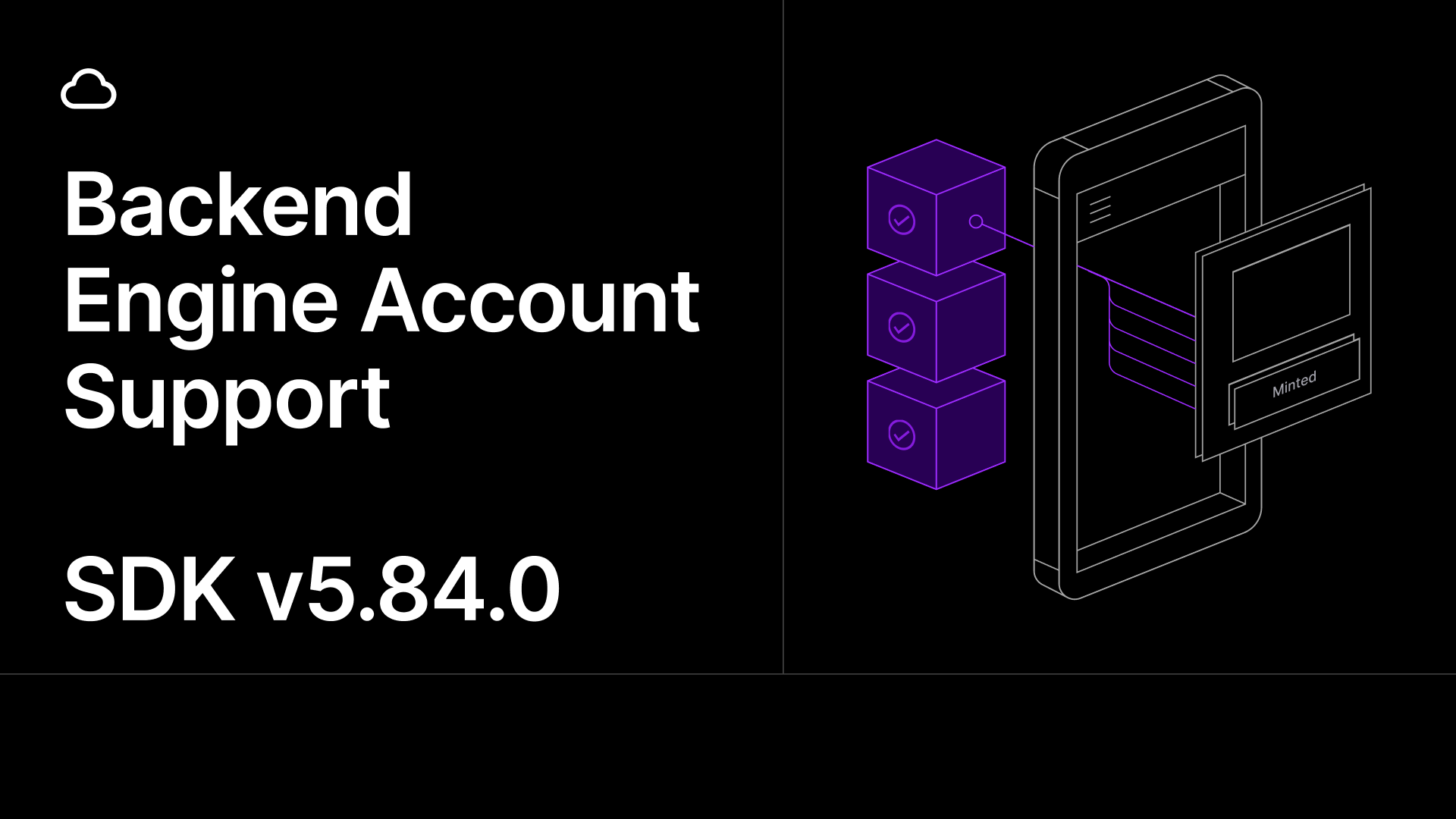 Backend Engine Account Support in TS SDK v5.84.0