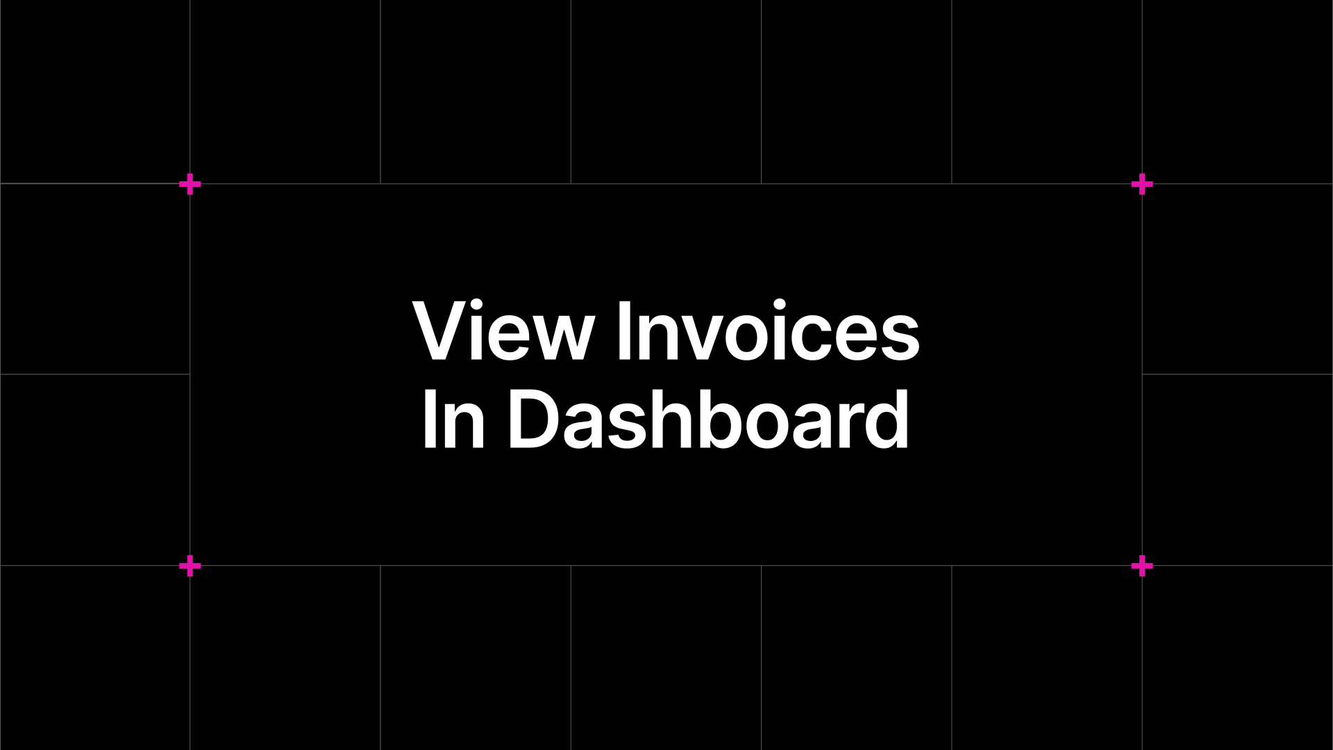 View Invoice In Dashboard