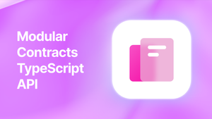 New Modular Contract TypeScript API