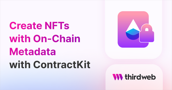 How To Create On-Chain NFTs With ContractKit