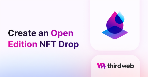 create an open edition nft drop