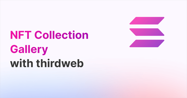 Create a Solana NFT Collection Gallery in React