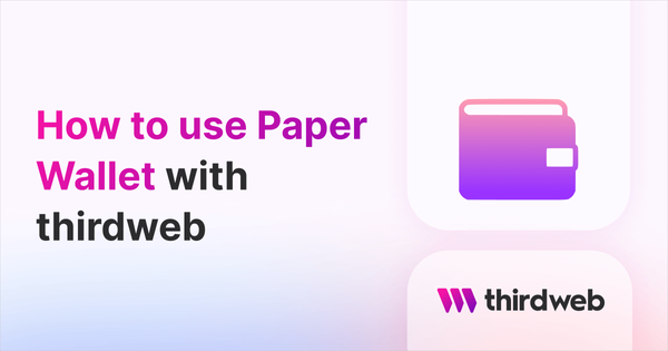 Getting Started with Paper Wallet