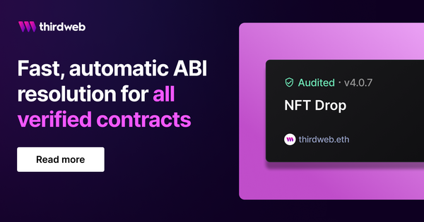 Fast, automatic ABI resolution for all verified contracts