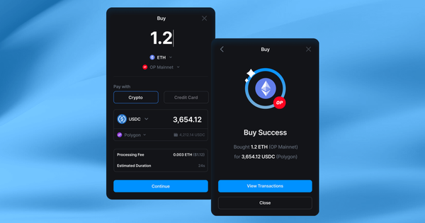 Introducing Buy with Crypto
