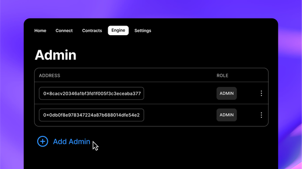 How to Grant Admin Access to Multiple Wallets on thirdweb Engine