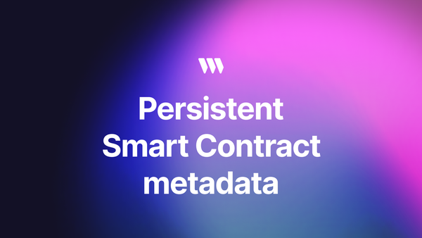 Persistent Smart Contract metadata