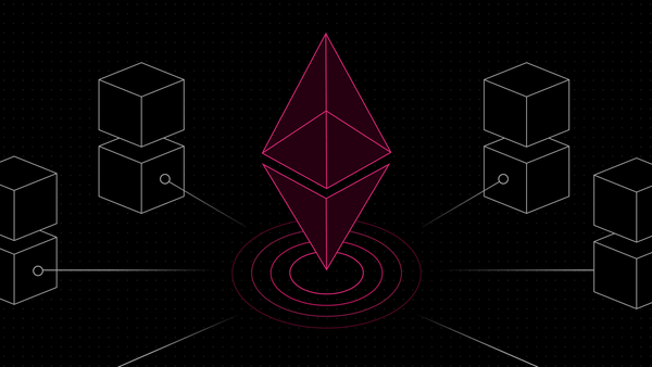 ethereum blog banner in black and pink thirdweb