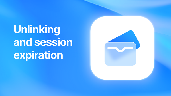 Thirdweb wallets - unlink and custom session expiration