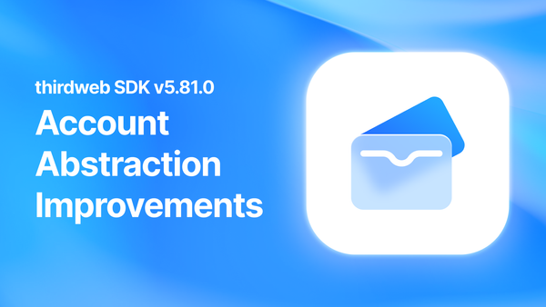 Account Abstraction Improvements