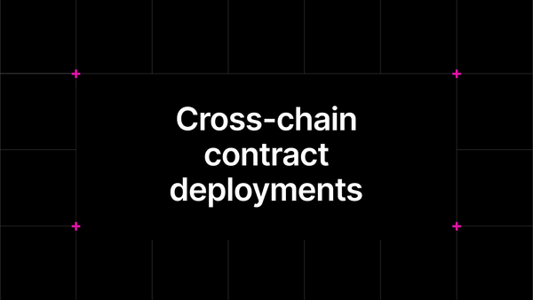 Cross-chain deterministic contract deployments