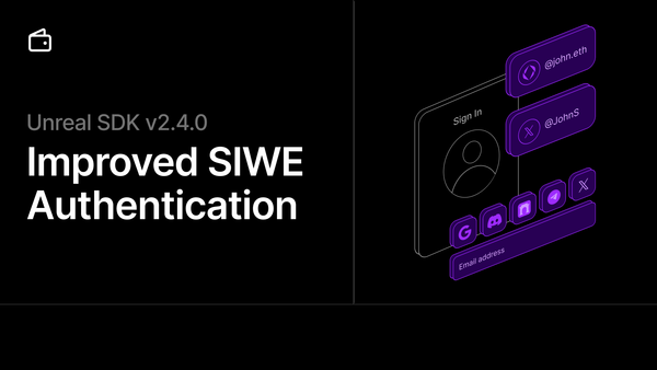 Unreal Plugin - Login with SIWE